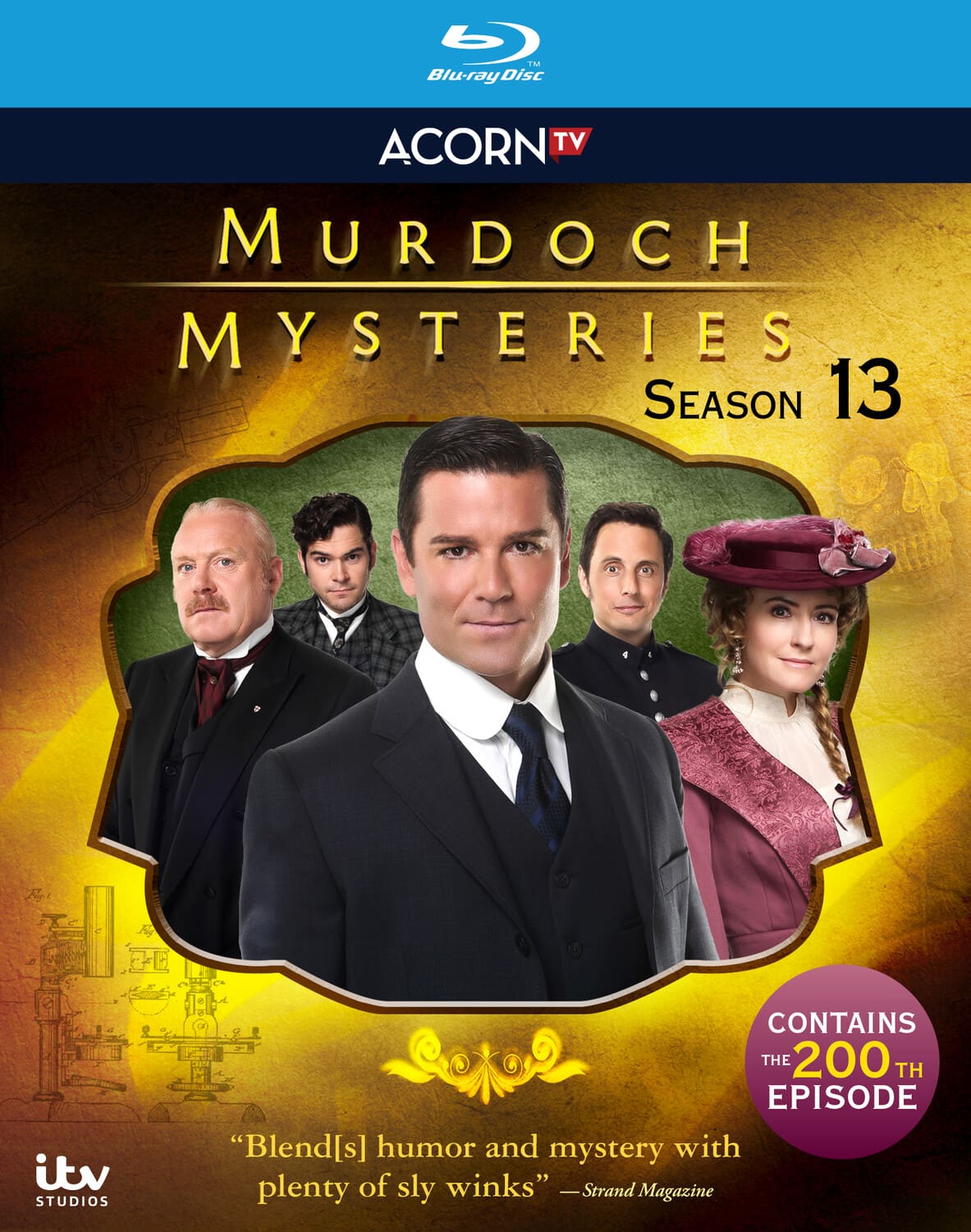 Front. Murdoch Mysteries: Season 13   - BLU-RAY.