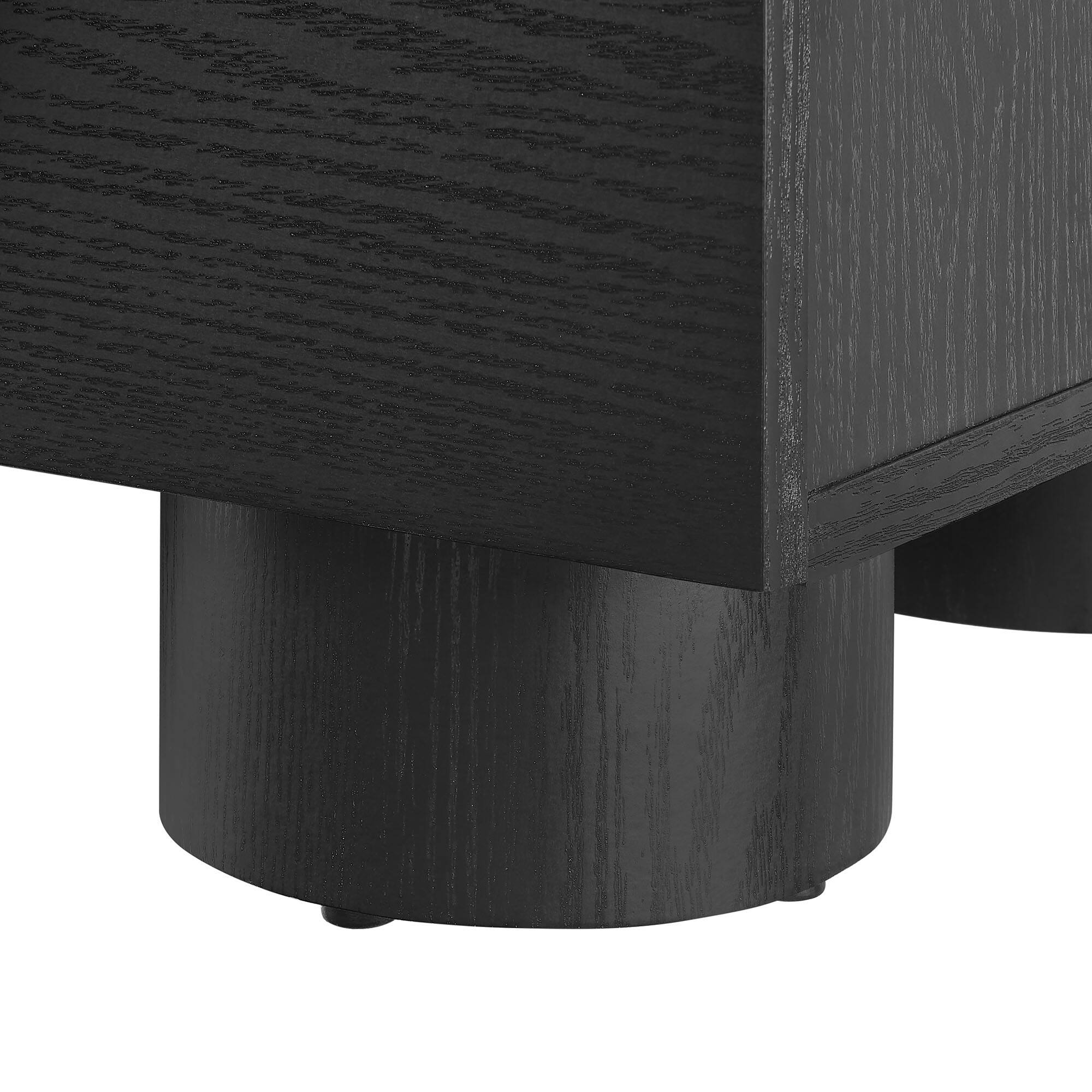 Alt View 5. Modway - Sonnet 2-Drawer Nightstand by Modway - Black.