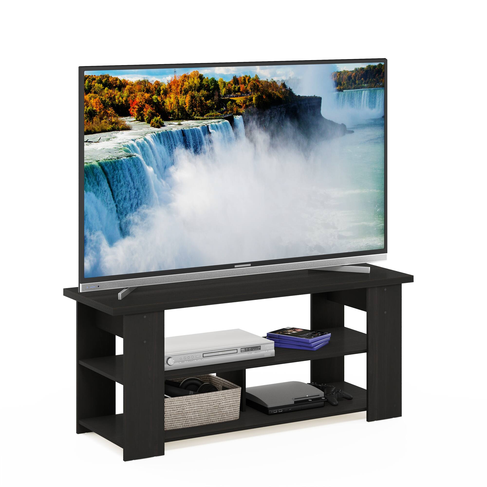 Alt View 3. Furinno - JAYA TV Stand for TV Up To 55-Inch - Espresso.