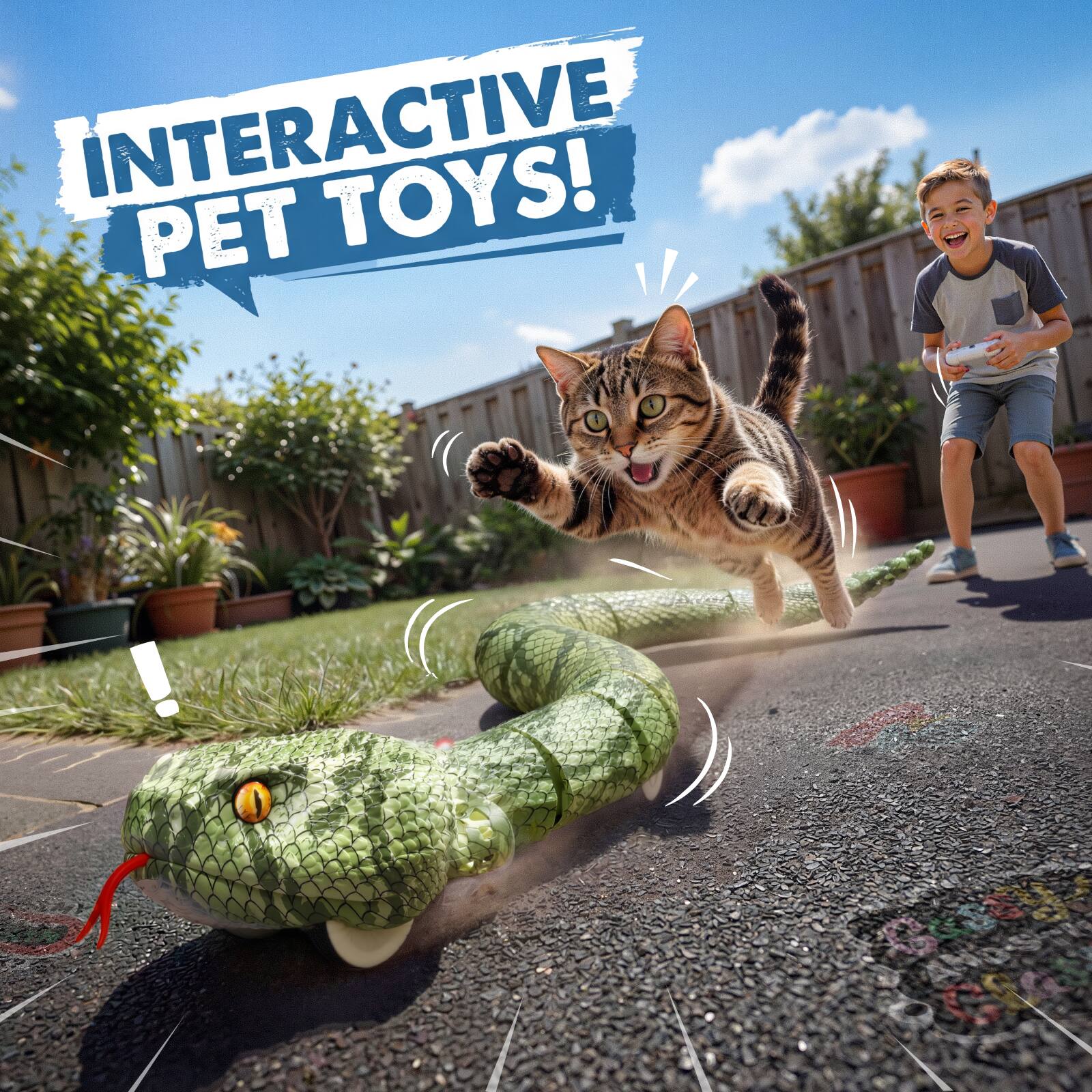 Veeniix SM30S Amphibious Remote Control Rattlesnake Toy,Funny Gag