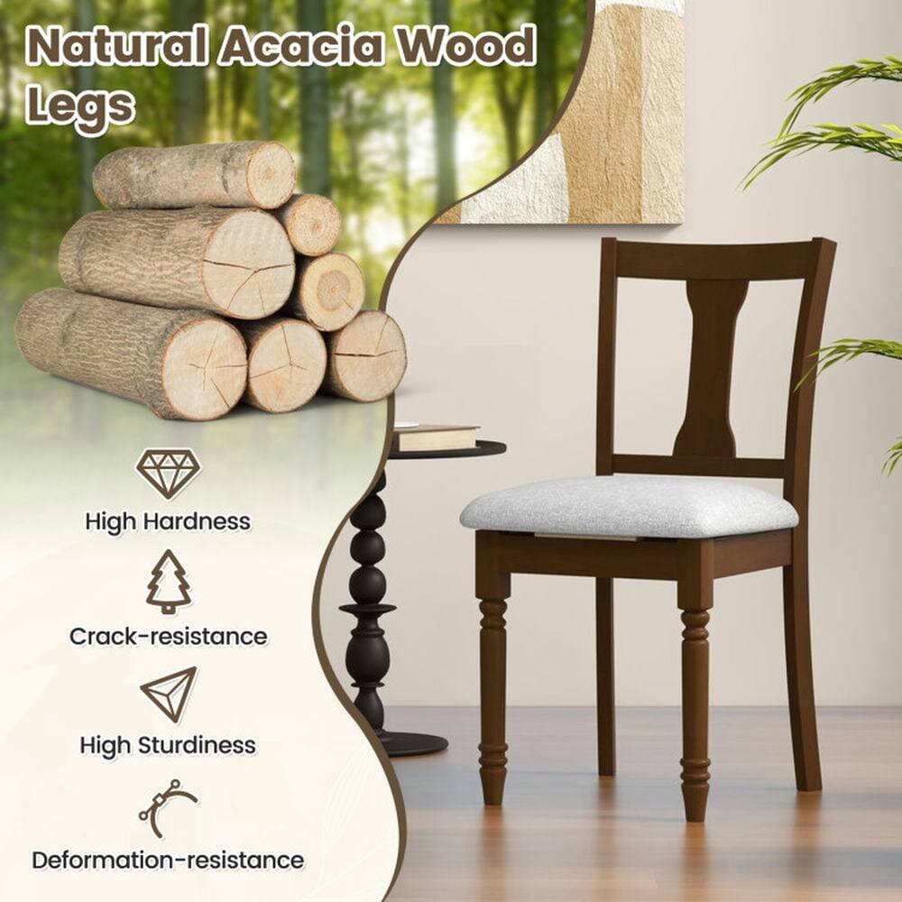 Natural Acacia Wood Legs

- High Hardness
- Crack-resistance
- High Sturdiness
- Deformation-resistance