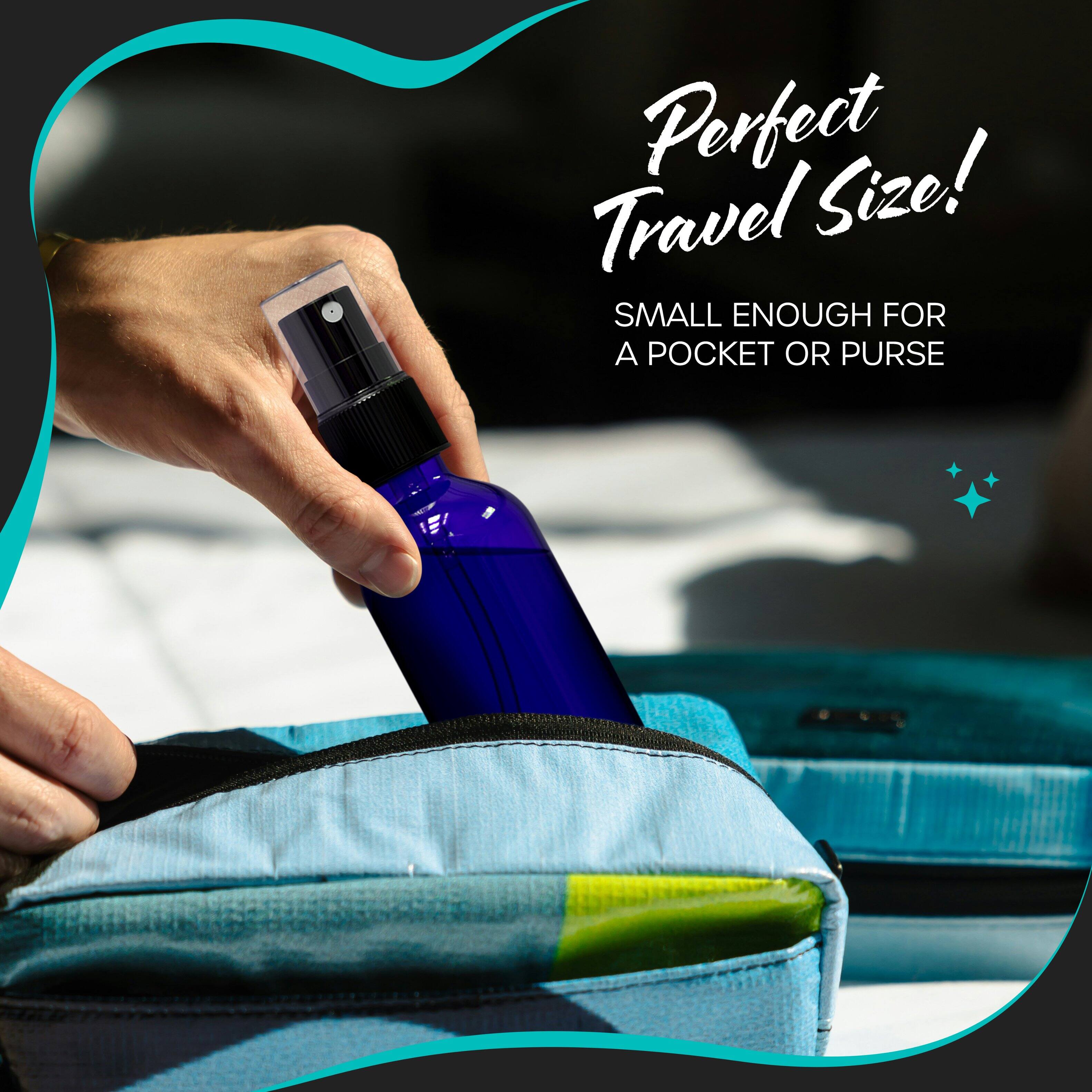 Perfect Size!  
Travel SMALL ENOUGH FOR A POCKET OR PURSE