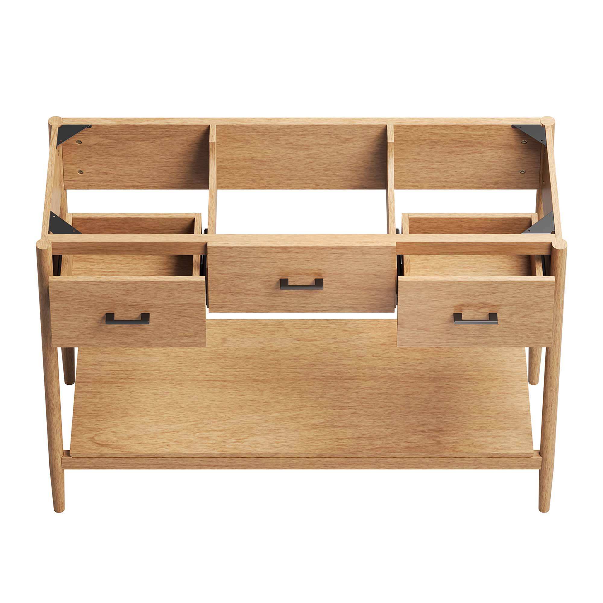 Alt View 4. Modway - Zaire Bathroom Cabinet Basin Not Included by Modway - Natural.