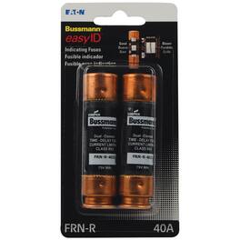 Bussmann - EasyID 40 amps Dual Element Time Delay Fuse 2 pk