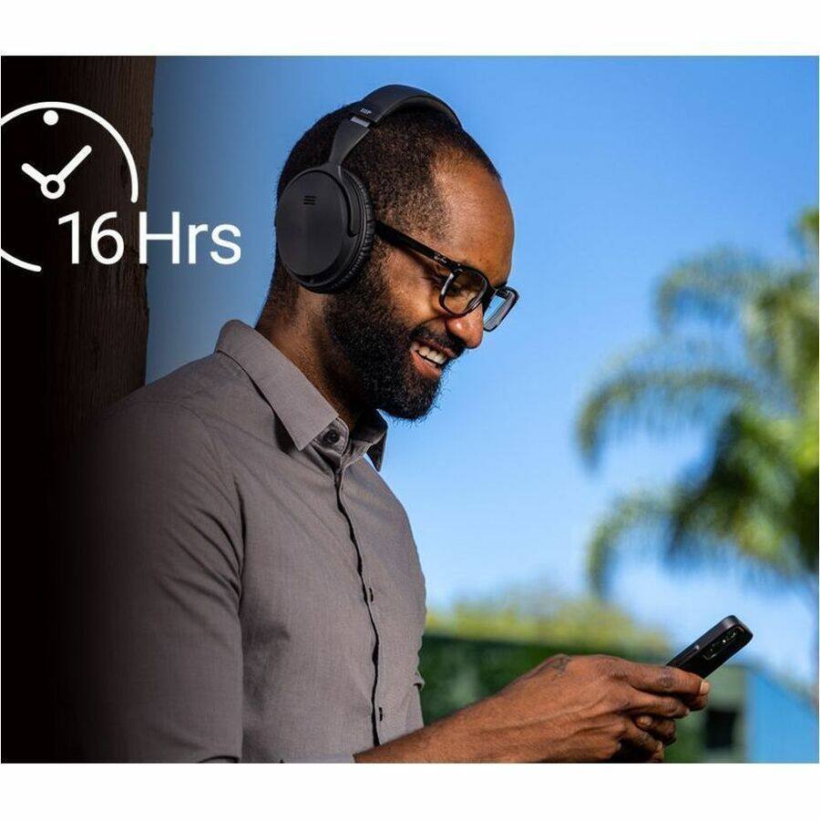 Alt View 8. Monoprice - Monoprice BT-300ANC Active Noise Cancelling (ANC) Bluetooth Headphones - Stereo - Mini-phone (3.5mm) - Wired/Wireless - Unknown.
