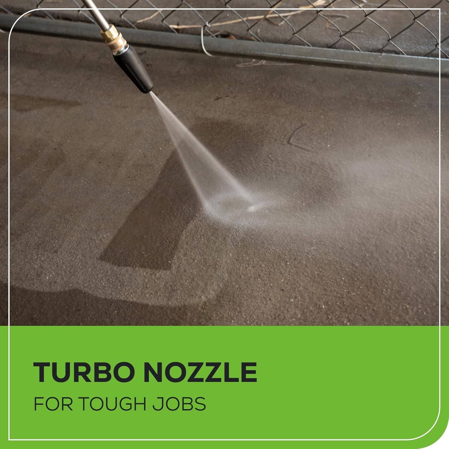 TURBO NOZZLE  
FOR TOUGH JOBS