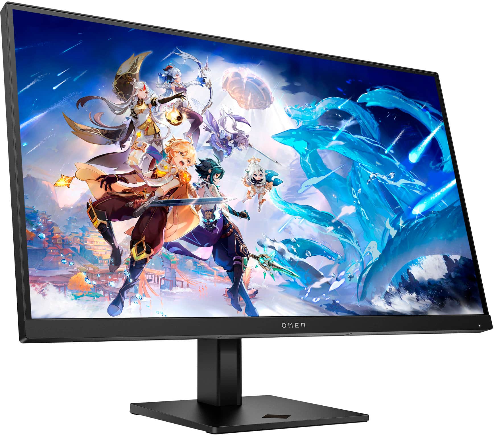 Alt View 12. HP OMEN - 27" IPS LED QHD 240Hz FreeSync and G-SYNC Compatible Gaming Monitor with HDR (DisplayPort, HDMI, USB) - Black.