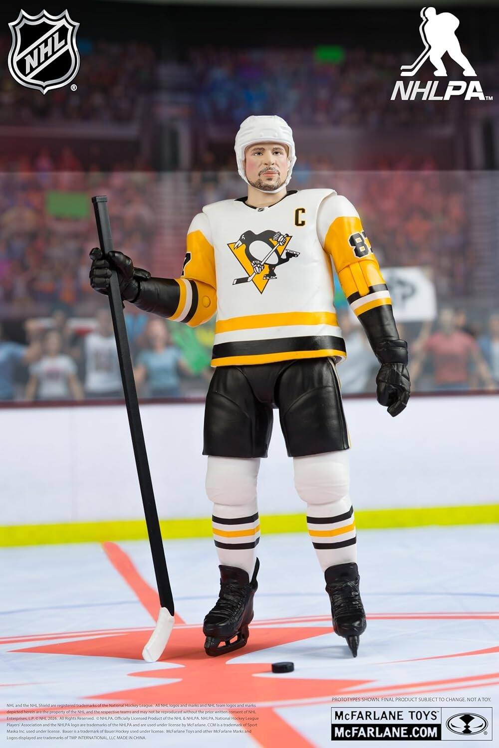 NHL NHLPA TM

NHL are the N Shield -E of Hodury R AF UE logos und NIE neam Sogos and dopasted ae the property of the NE and the a my TUR her reproduced without Phe prier wiitten mn 3 Enterpeises o 2005 A Rights Reserved

NHLPA Officially Licensed Product of Tthe SEE & NPA NHLPA National Hockey League Players Association and The NML logo are Bdea M t NHU PA and ane uned under Seerise by Mc Tariane CCM a trutmana Spot Maska inc vied under Scenor Racer a tnademark of Rauer Hockry uted under McFalane oyt ud other McFarlane Marks ind Logos dsplayed are tnaemarks of TMP INTERNATIONAL LC MAE I CHINA PROTOTYPES SHOWN FINAL PRODUCT SUNJECT TO CHANGE NOI A ATOY. cFARLANE TOYS McFARLANE.COM