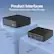 Product Interfaces
Premium Aluminum Alloy Design
MINI -C USB 3.2 Gen 2
USB 3.2 Gen 2 Type-A
3.5mm Audio Combo Jack
Power LED
Power Button
Type-C Thunderbolt 4
DC 20V/5A Power Jack
HDMI 2.1 TMDS
USB 3.2 Gen 2 Type-A
2.5G RJ-45 Ethernet
1G RJ-45 Ethernet