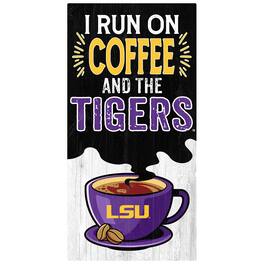 Fan Creations - LSU Tigers 6" x 12" Coffee Wall Art - Multicolor