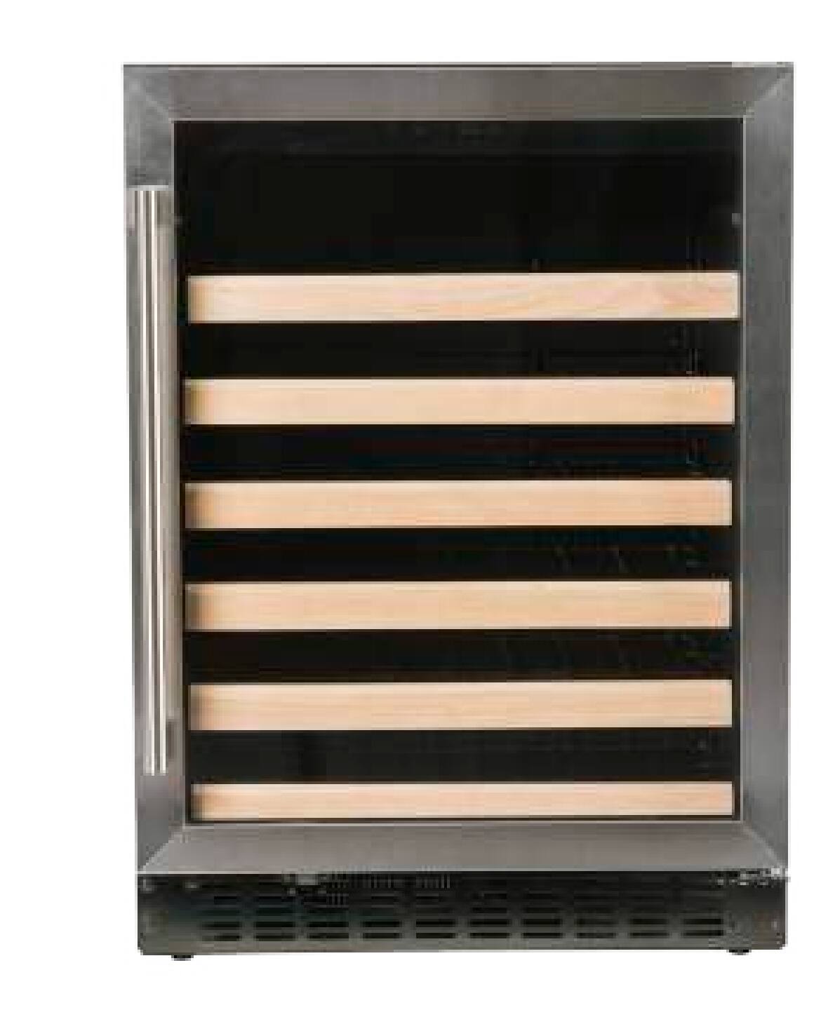 Azure - Built-In Wine Center - Glass Door w/ Stainless