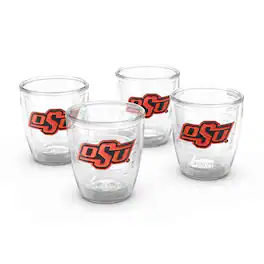 Tervis - Oklahoma State Cowboys 4-Pack 12oz. Emblem Tumbler Set - Multicolor