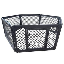 Mirapet - 6-Panel Modular Dog and Puppy Playpen, Indoor/Outdoor Pet Enclosure