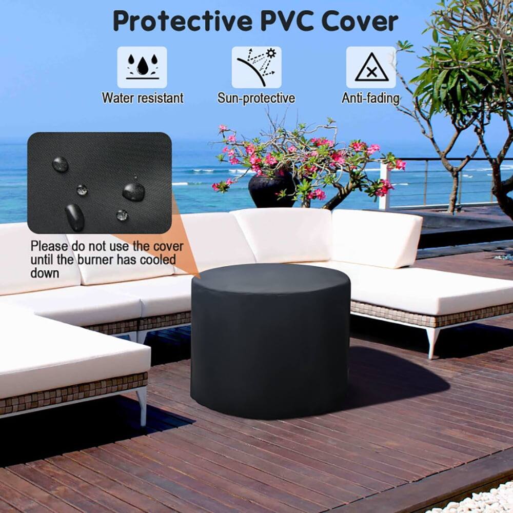 Protective PVC Cover

- Water resistant
- Sun-protective
- Anti-fading

Please do not use the cover until the burner has cooled down