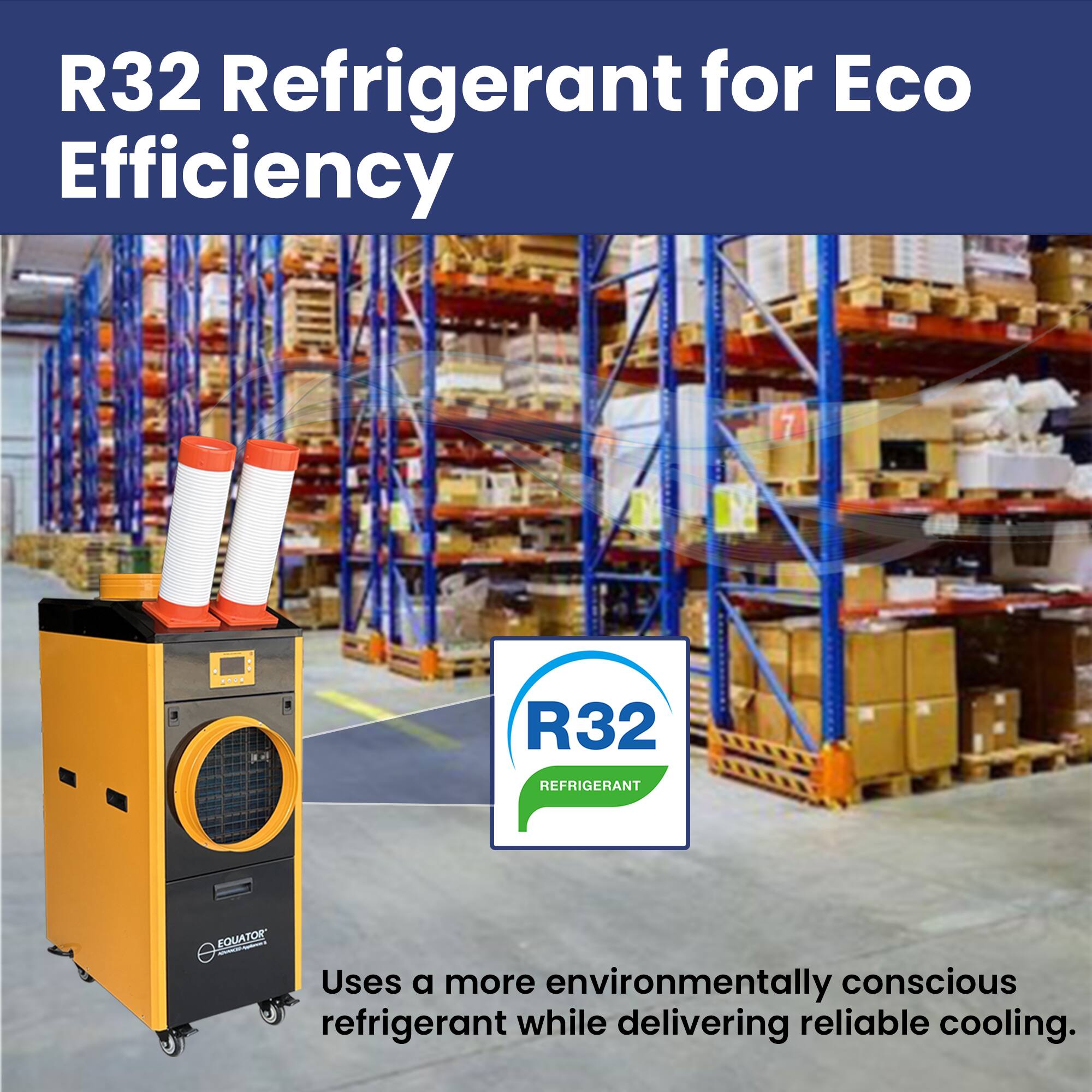 R32 Refrigerant for Eco Efficiency

R32 REFRIGERANT

Uses a more environmentally conscious refrigerant while delivering reliable cooling.