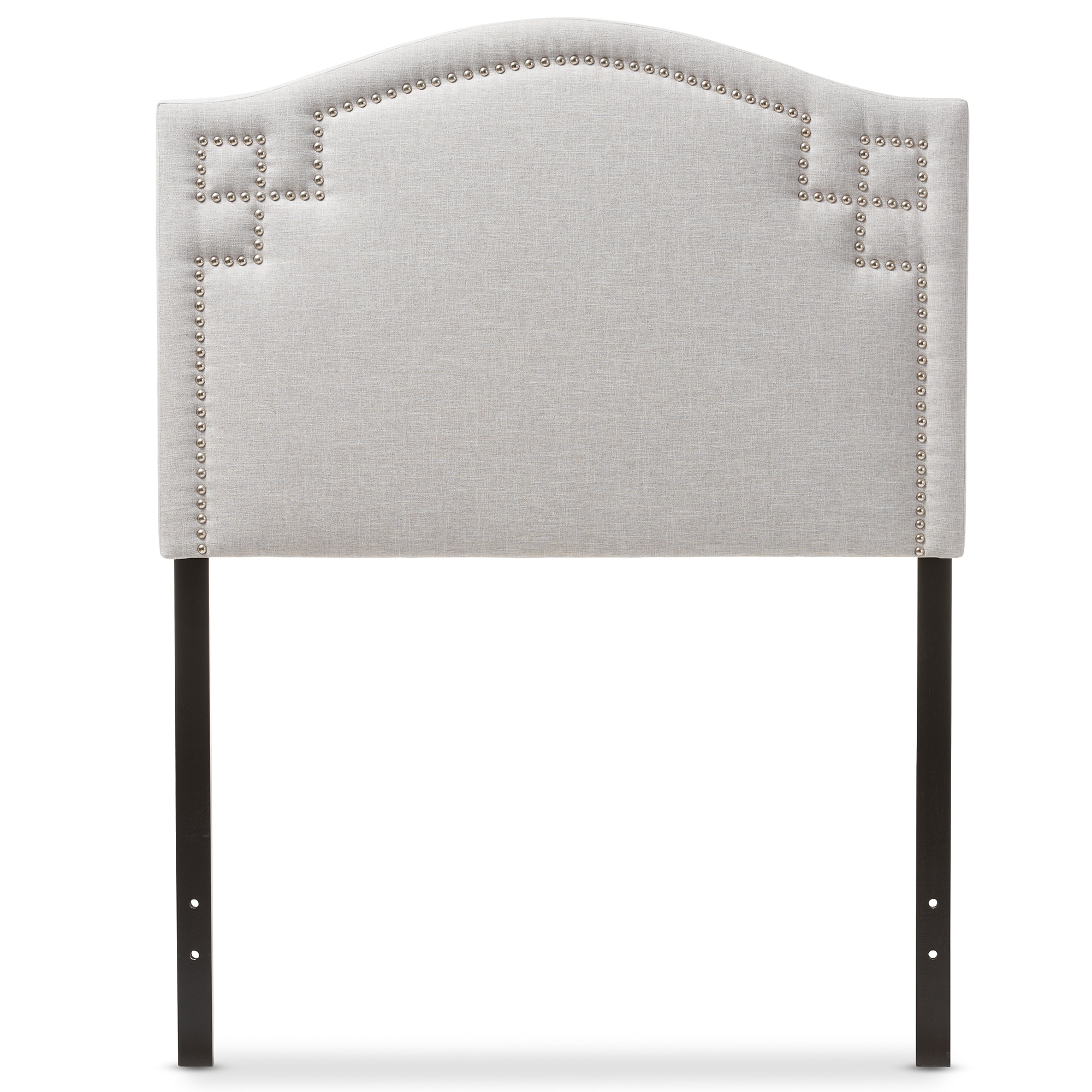 Baxton Studio - Aubrey Modern and Contemporary Fabric Upholstered Twin Size Headboard - Greyish Beige price history on PriceWatchPro
