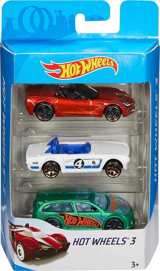 Mattel - Hot Wheels 3-Car Pack Die-Cast Vehicles