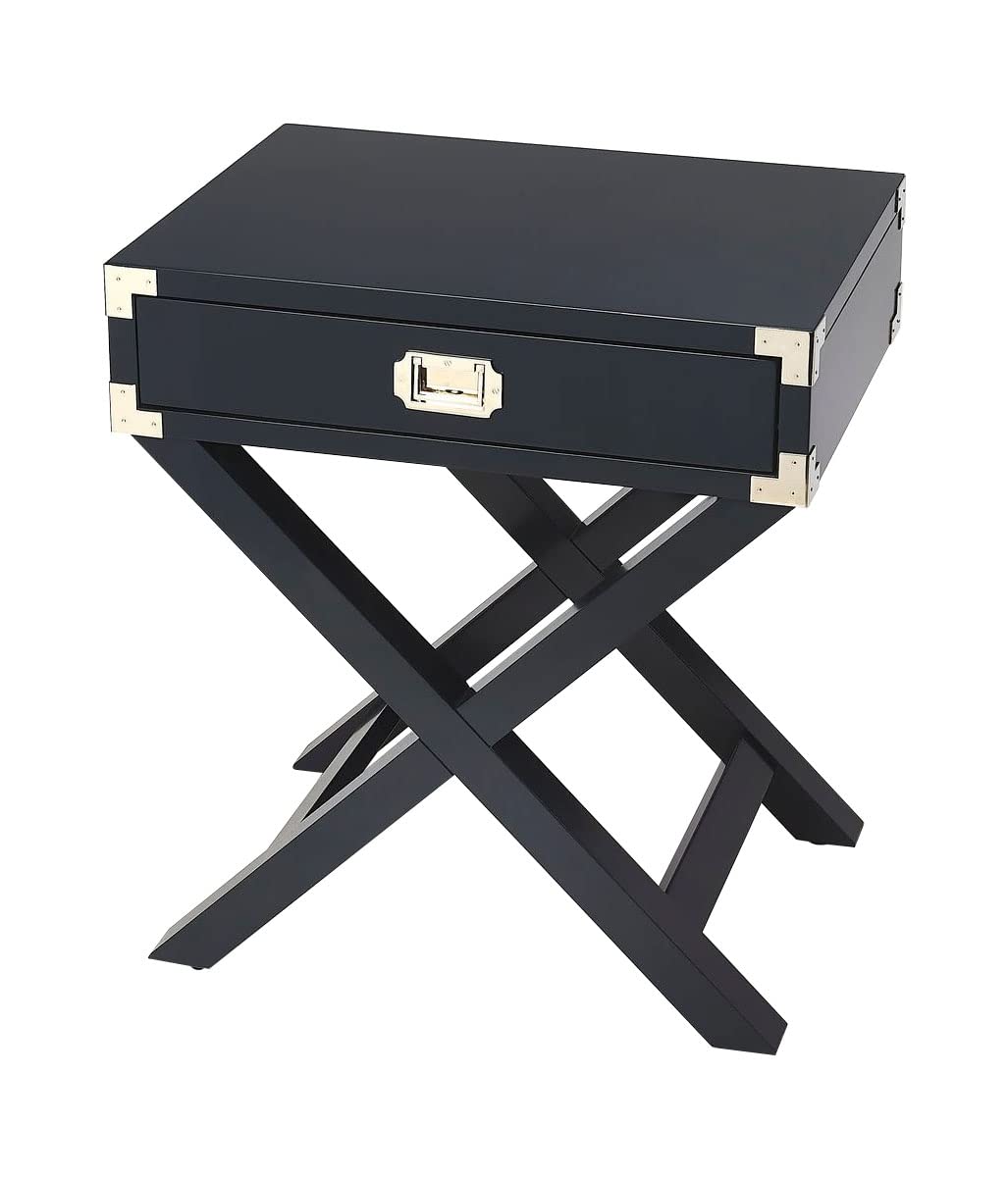 Front. Butler Specialty - Anew Campaign Side Table - Blue.