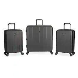 SwissGear - WANDERLUST 3-PIECE SPINNER 3-PIECE SET (19/19/25) SA8092 - Black