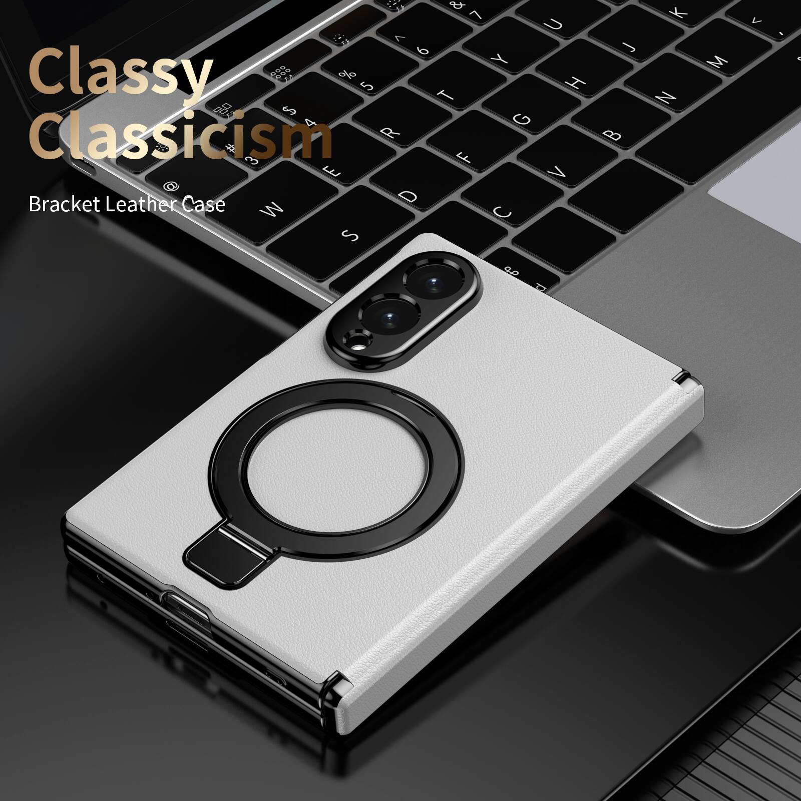 Classy Classicism  
Bracket Leather Case