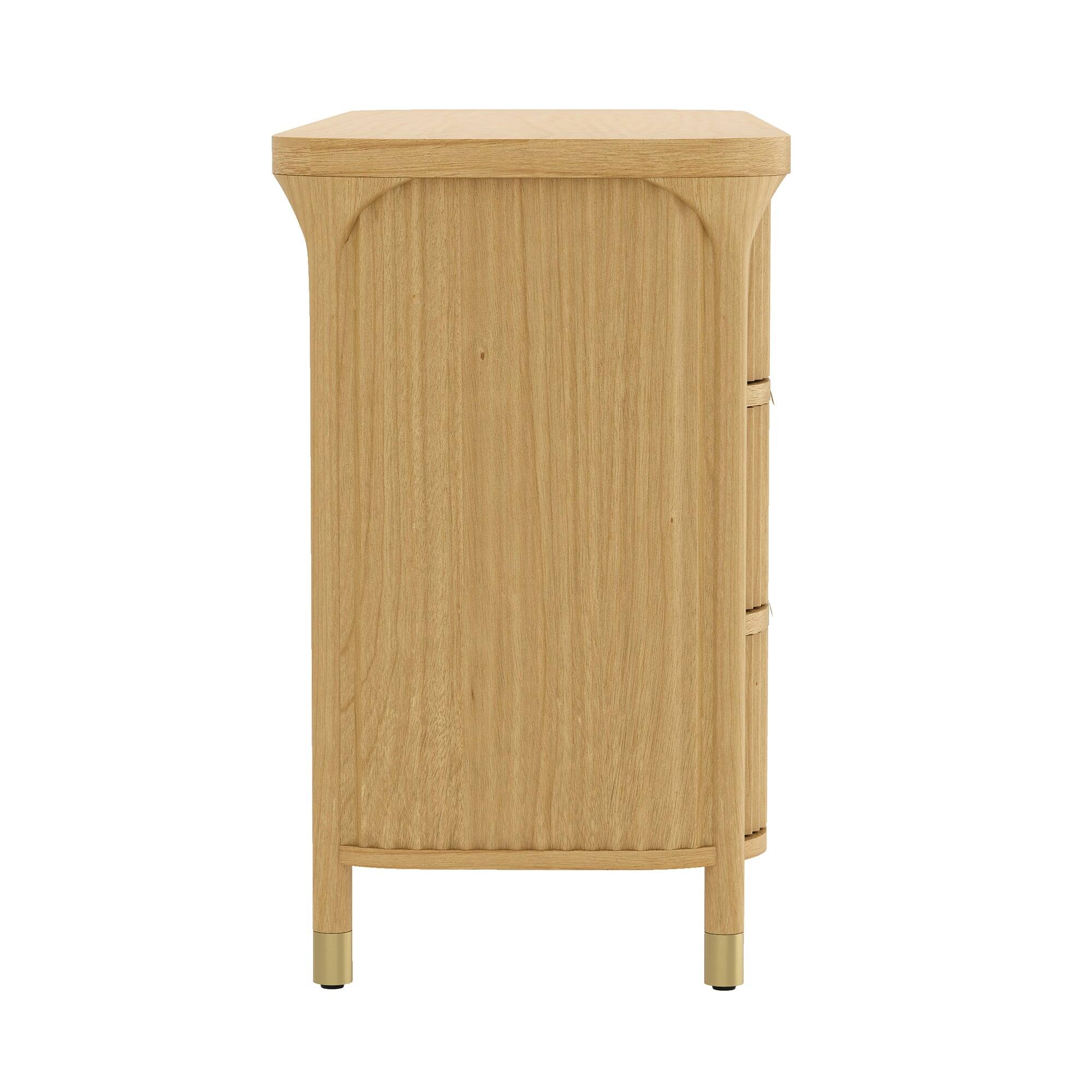 Alt View 3. Manhattan Comfort - Park Contemporary 68" Dresser - Natural.