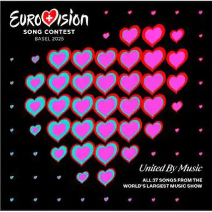 EUROVISION
SONG CONTEST
BASEL 2025
United By Music
ALL 37 SONGS FROM THE WORLD'S LARGEST MUSIC SHOW
