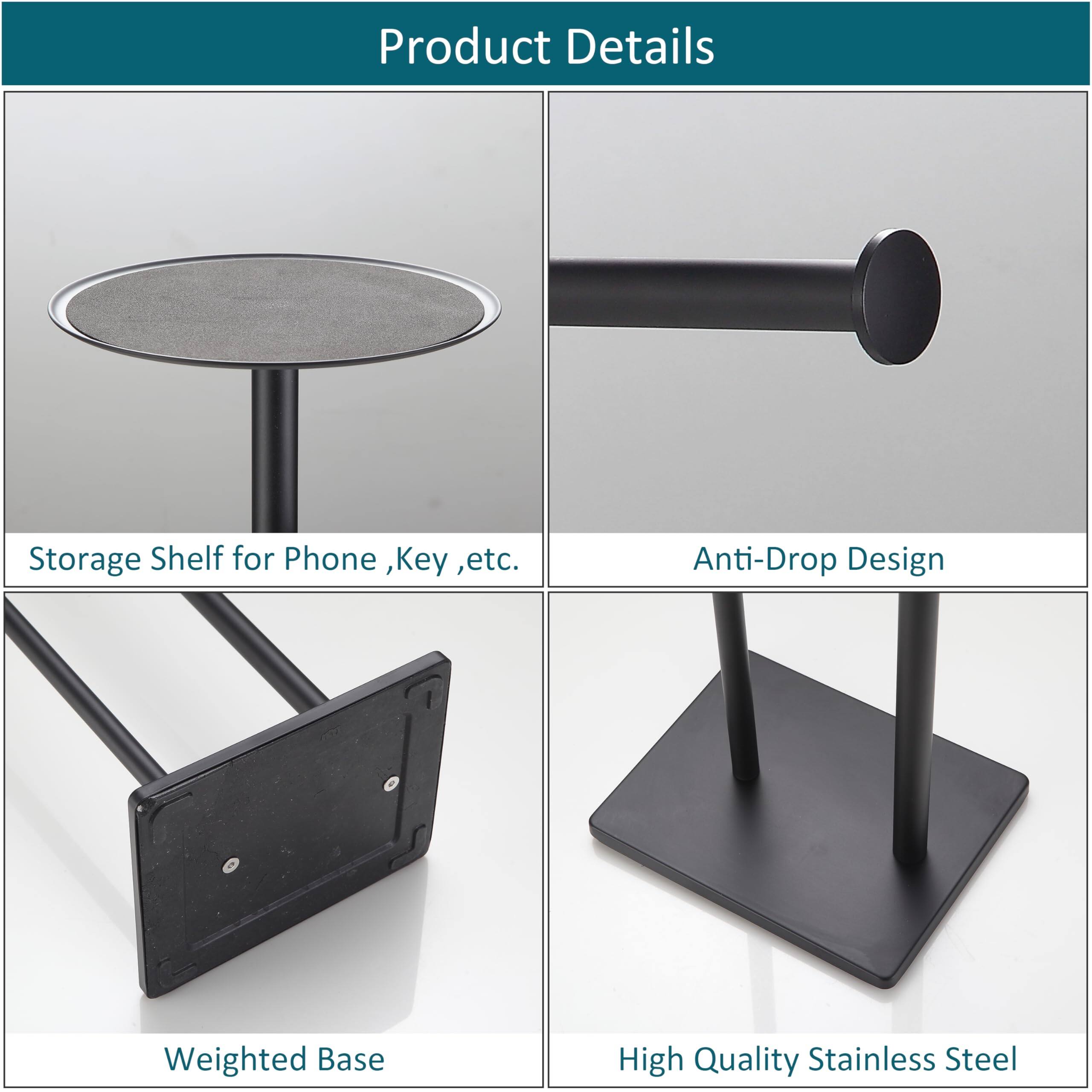 Product Details

- Storage Shelf for Phone, Key, etc.
- Anti-Drop Design
- Weighted Base
- High Quality Stainless Steel