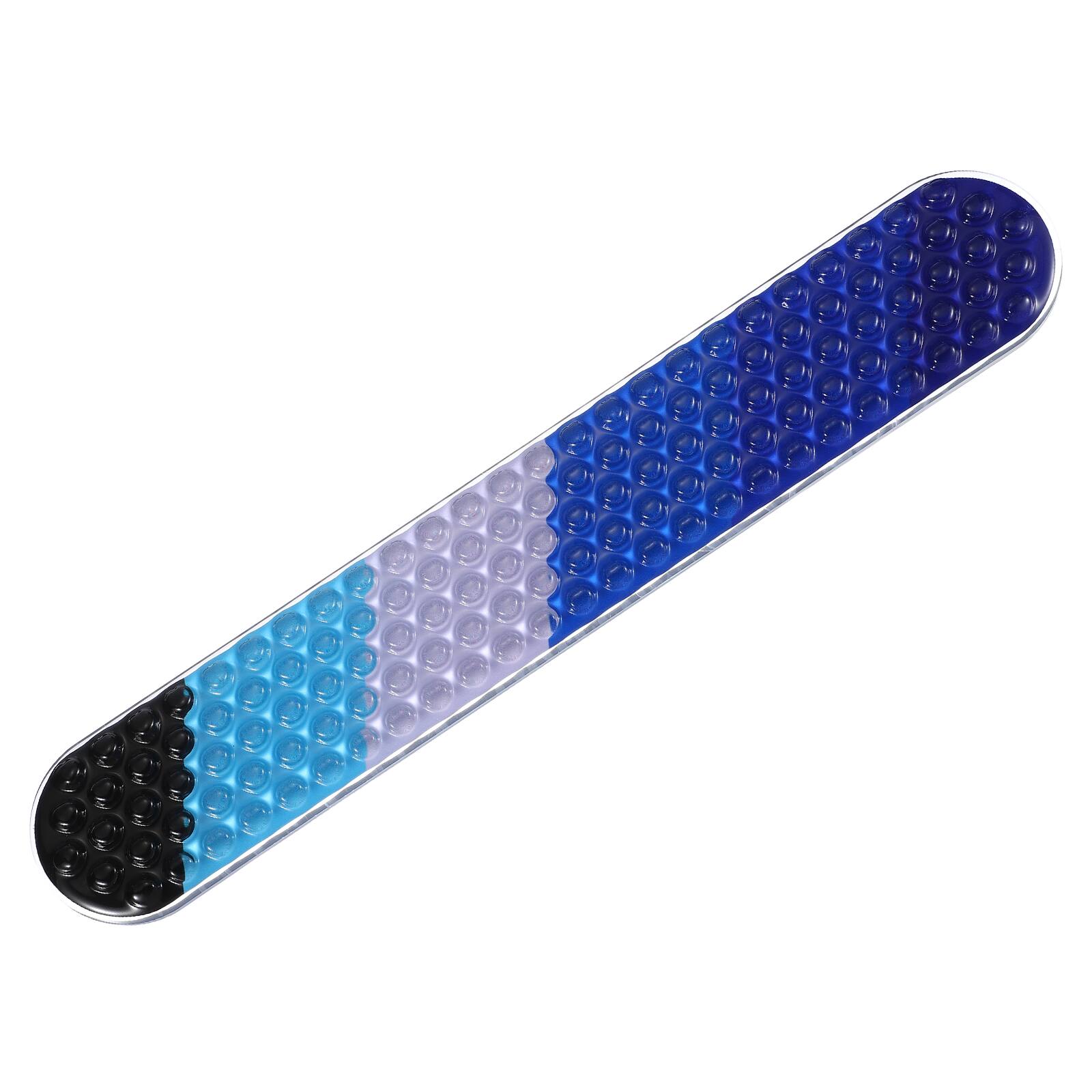 Front. Unique Bargains - Gel Wrist Rest, Ergonomic Silicone Gel Mouse Pad with Cool Touch Cushion for Computer Laptop Home Office (Keyboard Pad) - Navy/Black Ombre.