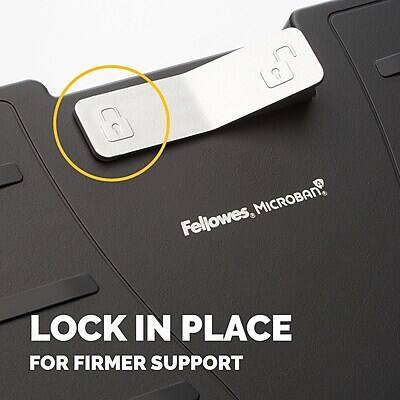 Fellowes MICROBAN®

LOCK IN PLACE FOR FIRMER SUPPORT