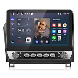 Junsun - 10.1" 1+32GB carplay Android 15 Car Stereo Radio GPS Navi WIFI RDS SWC BT For Toyota Tundra 2007-2013 - Black