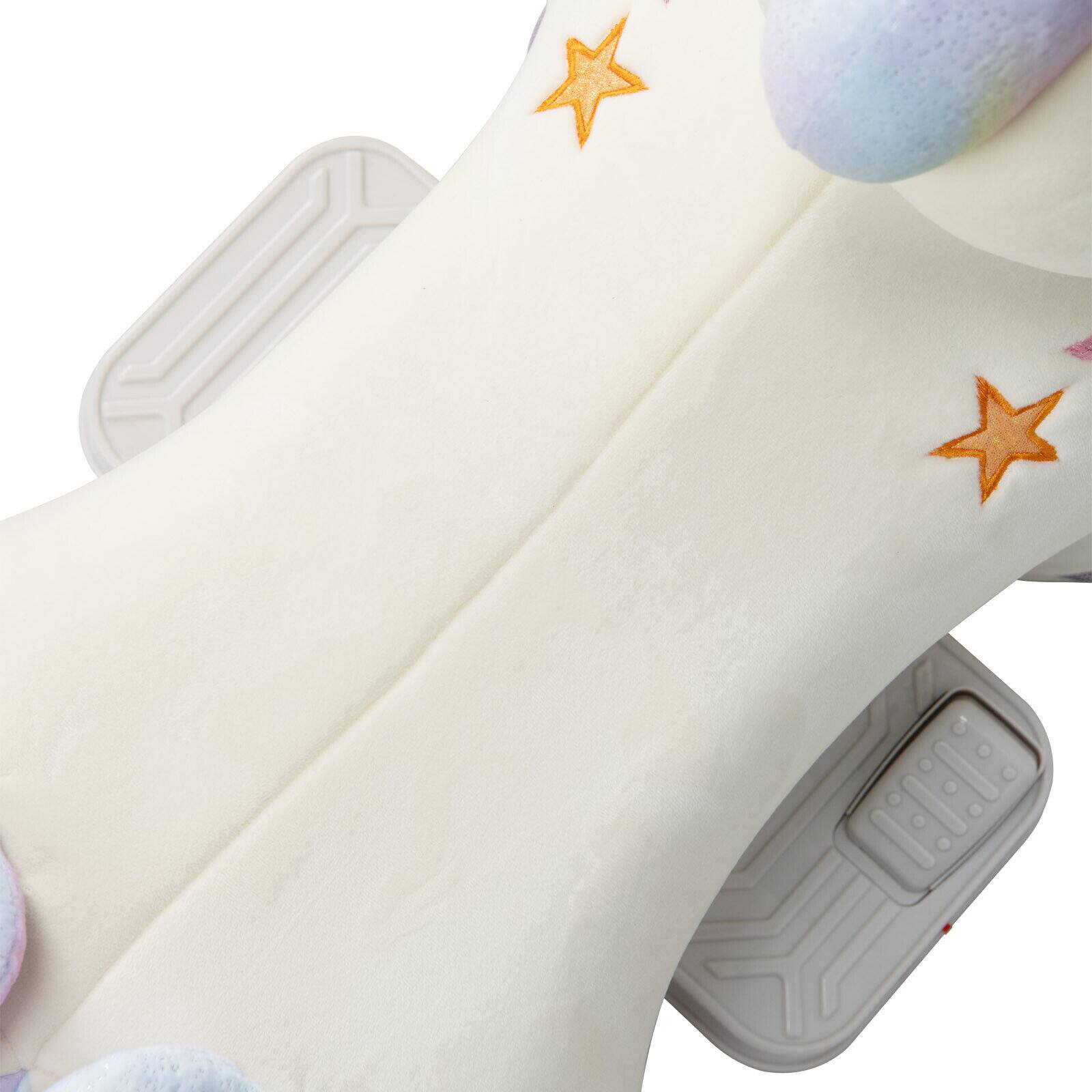 Alt View 4. HONGGE - Plush Animal Ride On Toy Car with Music for Toddlers - Beige.