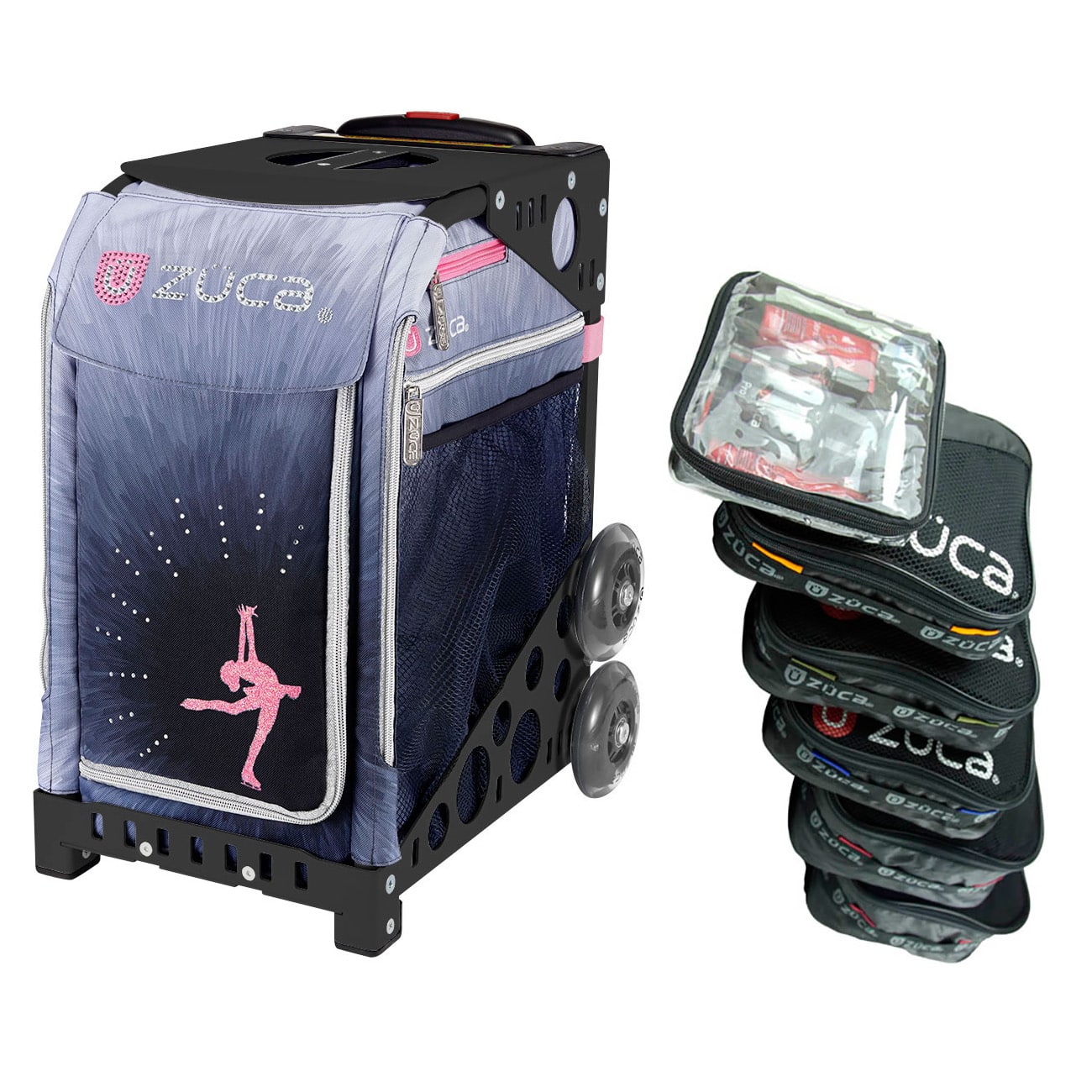 Zuca - Ice Dreamz Lux Sport Insert Bag with Frame and Packing Pouch Set - Black price history on PriceWatchPro