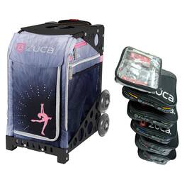 Zuca - Ice Dreamz Lux Sport Insert Bag with Frame and Packing Pouch Set - Black