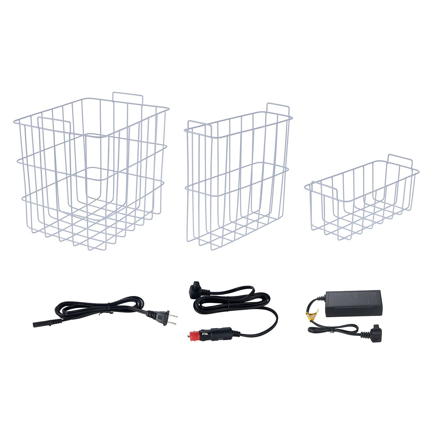 Alt View 6. Explorer Bear - Explorer Bear EX75DW 79.3QT/75L 12/24V Dual Zone Portable Electric Fridge Freezer - Polar White.