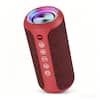 Front. Ortizan - Ortizan Portable Wireless Speaker, IPX7 Waterproof, Dynamic RGB Light, Dual Stereo Pairing for Camping Party Red - Red.