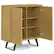 Alt View 11. Simpli Home - Lowry Medium Storage Cabinet - Oak Veneer.