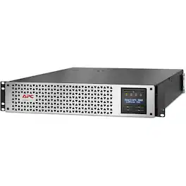 APC - Smart-UPS, Line Interactive, 3kVA, Lithium-ion, Rackmount 2U, 120V, 2x NEMA 5-20R+6x NEMA 5-15R outlets - Black