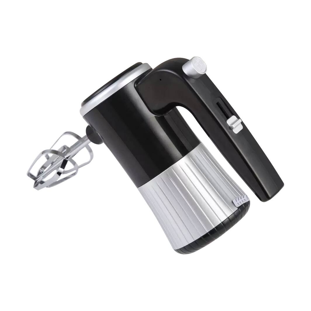Alt View 1. Cluzine - High Power Electric Hand Mixer, Mini Portable Egg Beater, Household Baking Cream Whisk Kitchen Tool - Black.