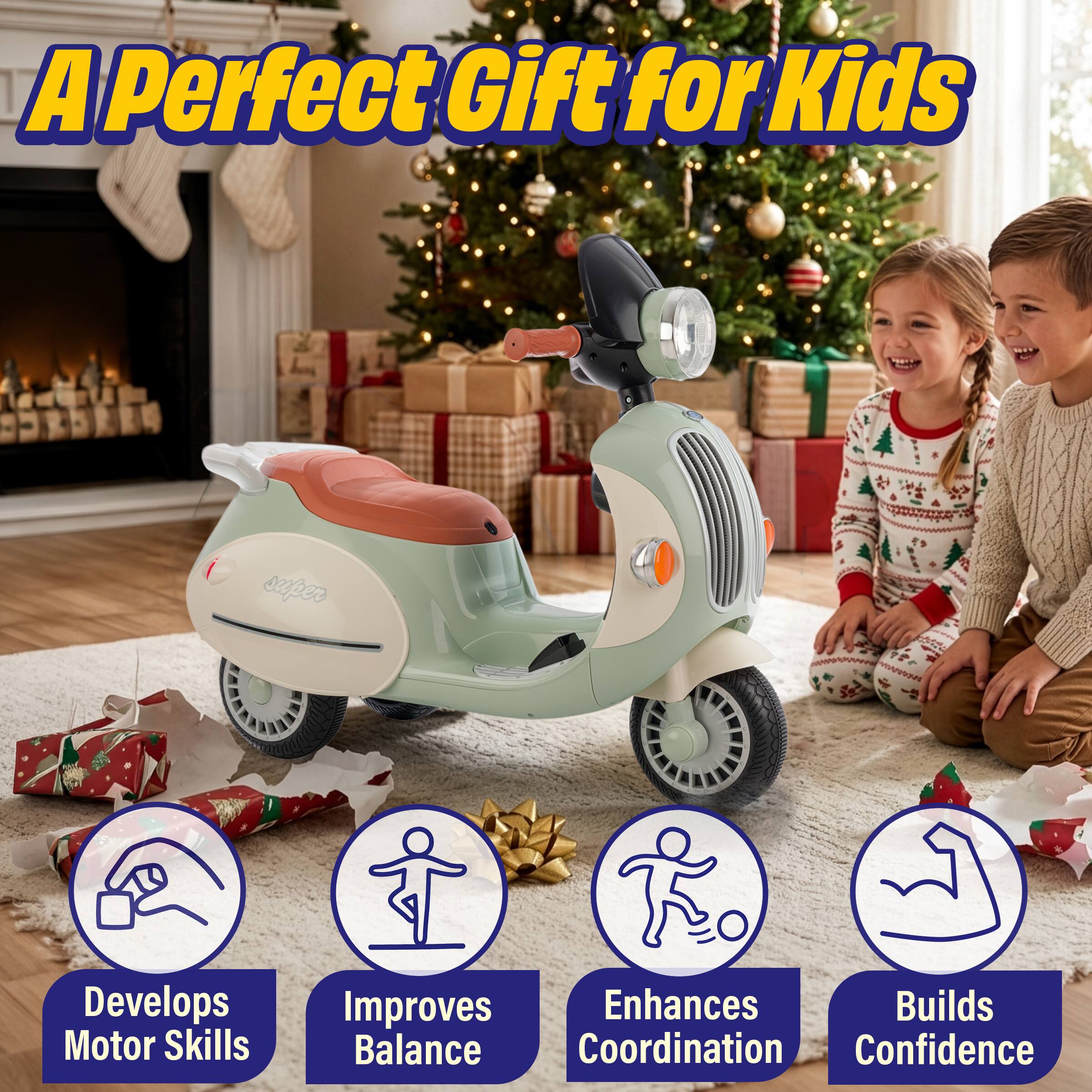 A Perfect Gift for Kids

- Develops Motor Skills
- Improves Balance
- Enhances Coordination
- Builds Confidence