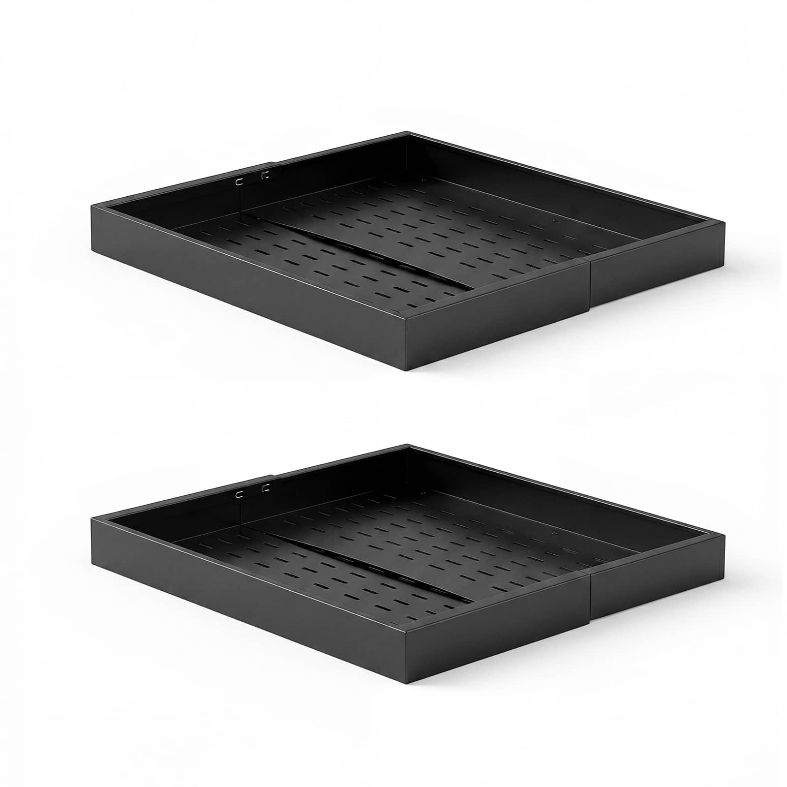 "VEVOR - Pull Out Cabinet Organizer, 2 Pack Expandable Width (12.2""-18.9""), 20.47"" Deep Pull Out Drawers for Cabinets - Black" price history on PriceWatchPro