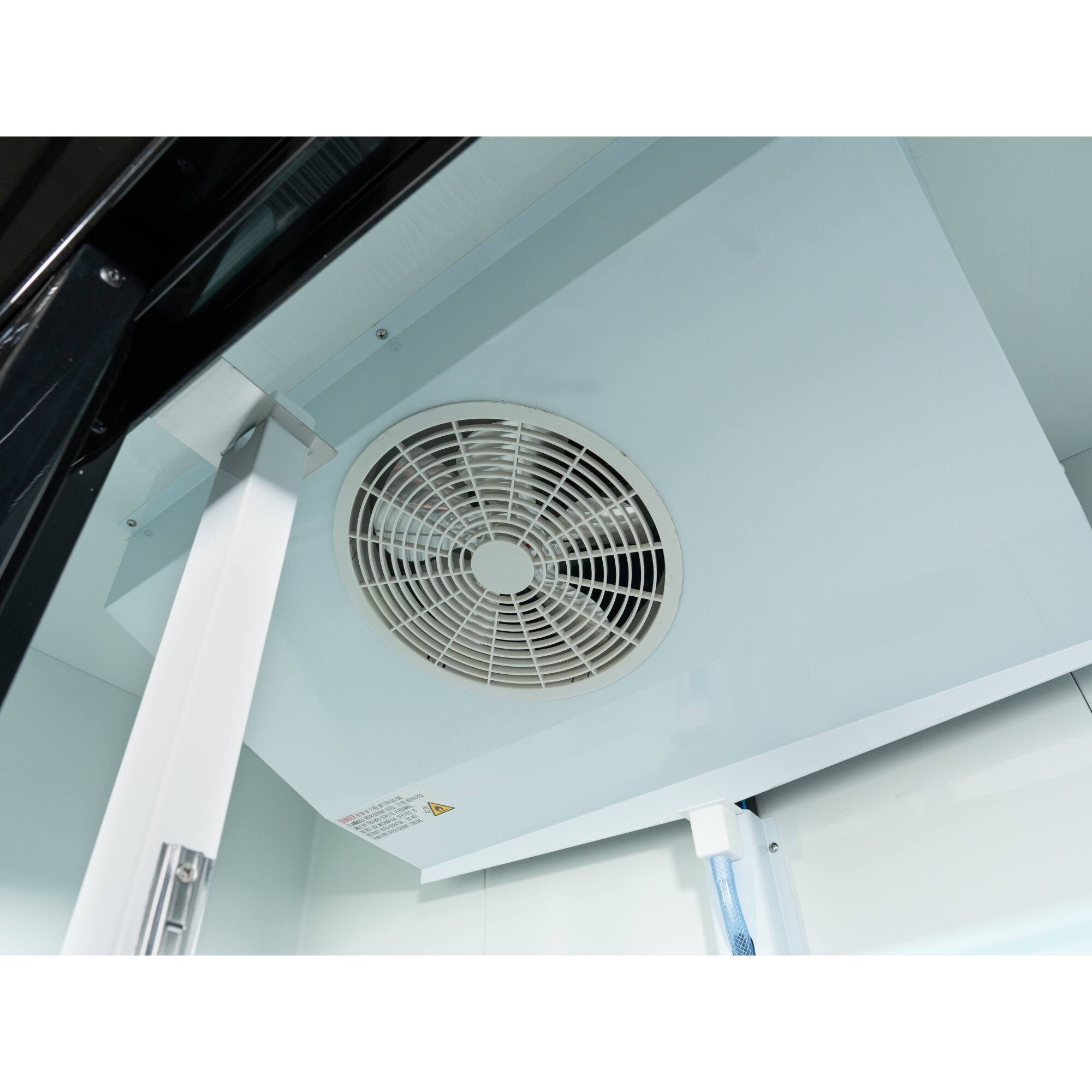 Alt View 7. Koolmore - 53 in. Two-Door Merchandiser Refrigerator - 45 Cu Ft. MDR-2D-GSLD - Black.