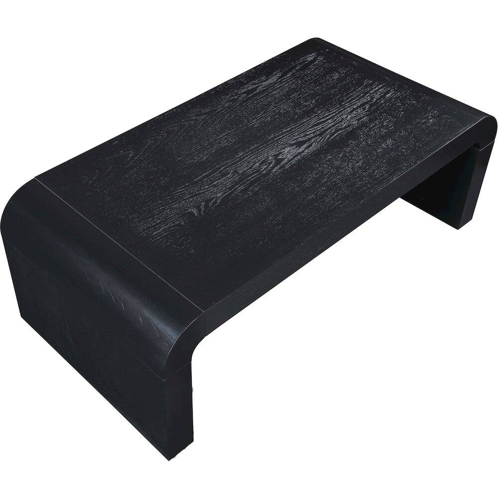 Alt View 3. Meridian Furniture - Toulon Black Oak Veneer Coffee Table - Black.
