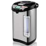 Costway - 5-Liter LCD Water Boiler and Warmer Electric Hot Pot Kettle Hot Water Dispenser - Black/Metal Silver