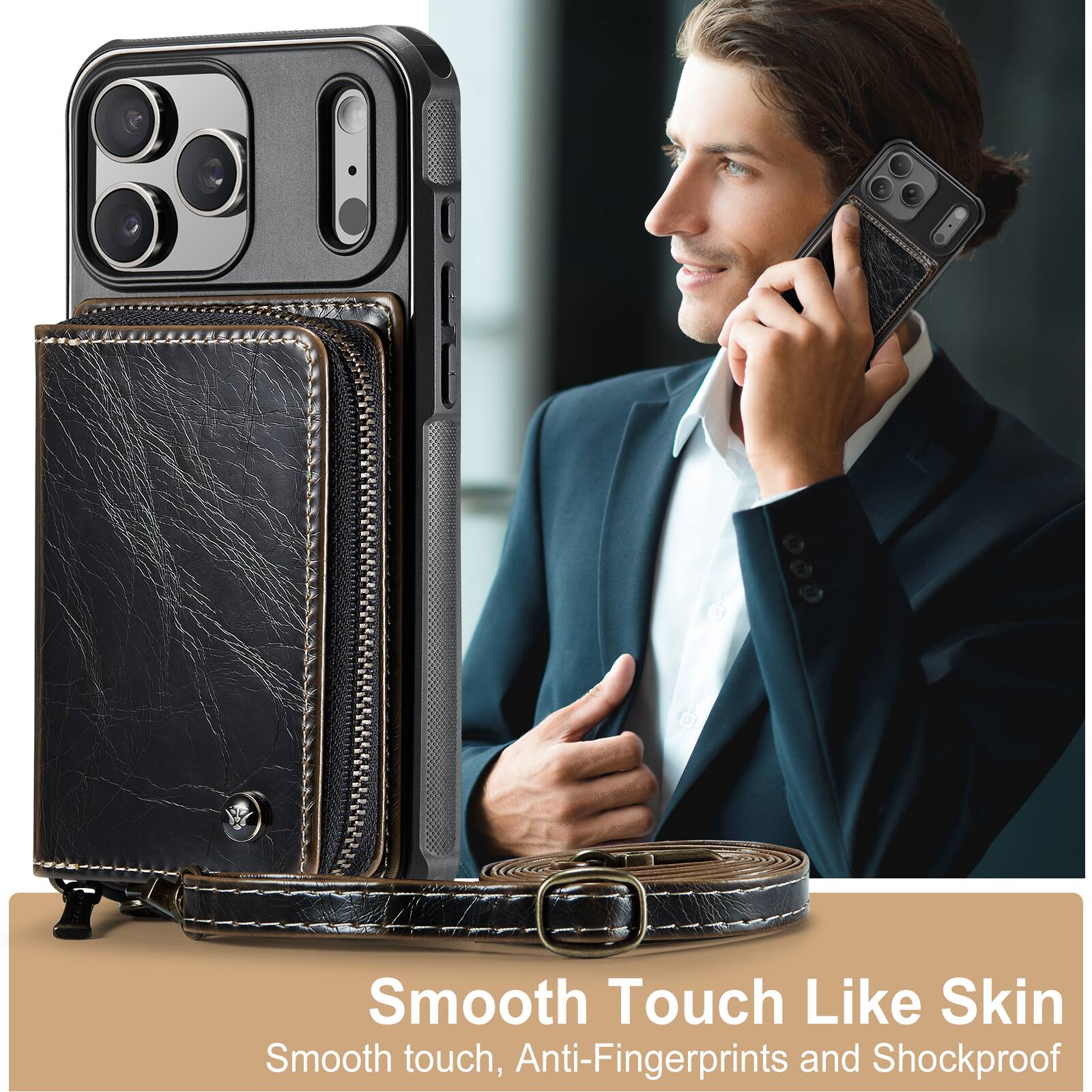 Smooth Touch Like Skin  
Smooth touch, Anti-Fingerprints and Shockproof