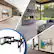 Angle. Mount-It! - Full Motion Outdoor TV Wall Mount for 37–80" – Weatherproof, 110 lb Capacity, 20" Extension, VESA Compatible - Black.