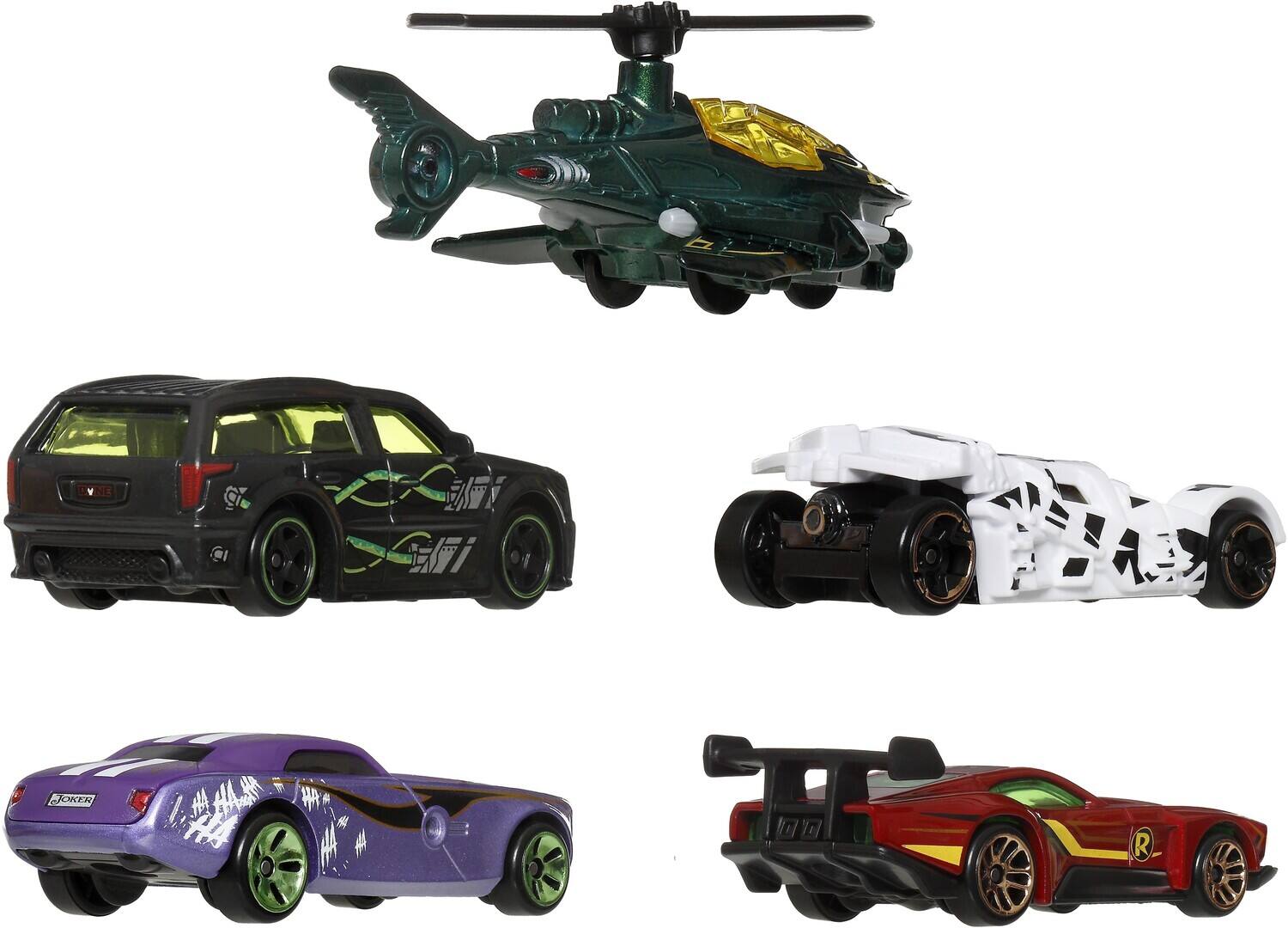 Alt View 2. Mattel - Mattel - Hot Wheels 1:64 Silver Series Batman 10-Piece S Assortment (DC)   - COLLECTIBLES - Multicolor.