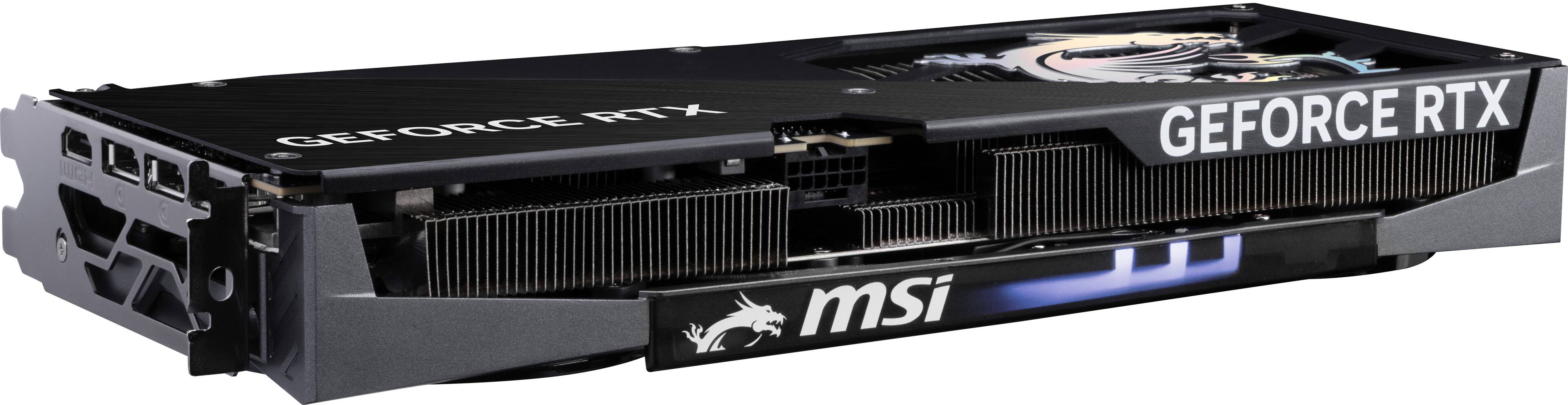 The text on the image reads "GeForce RTX msi."