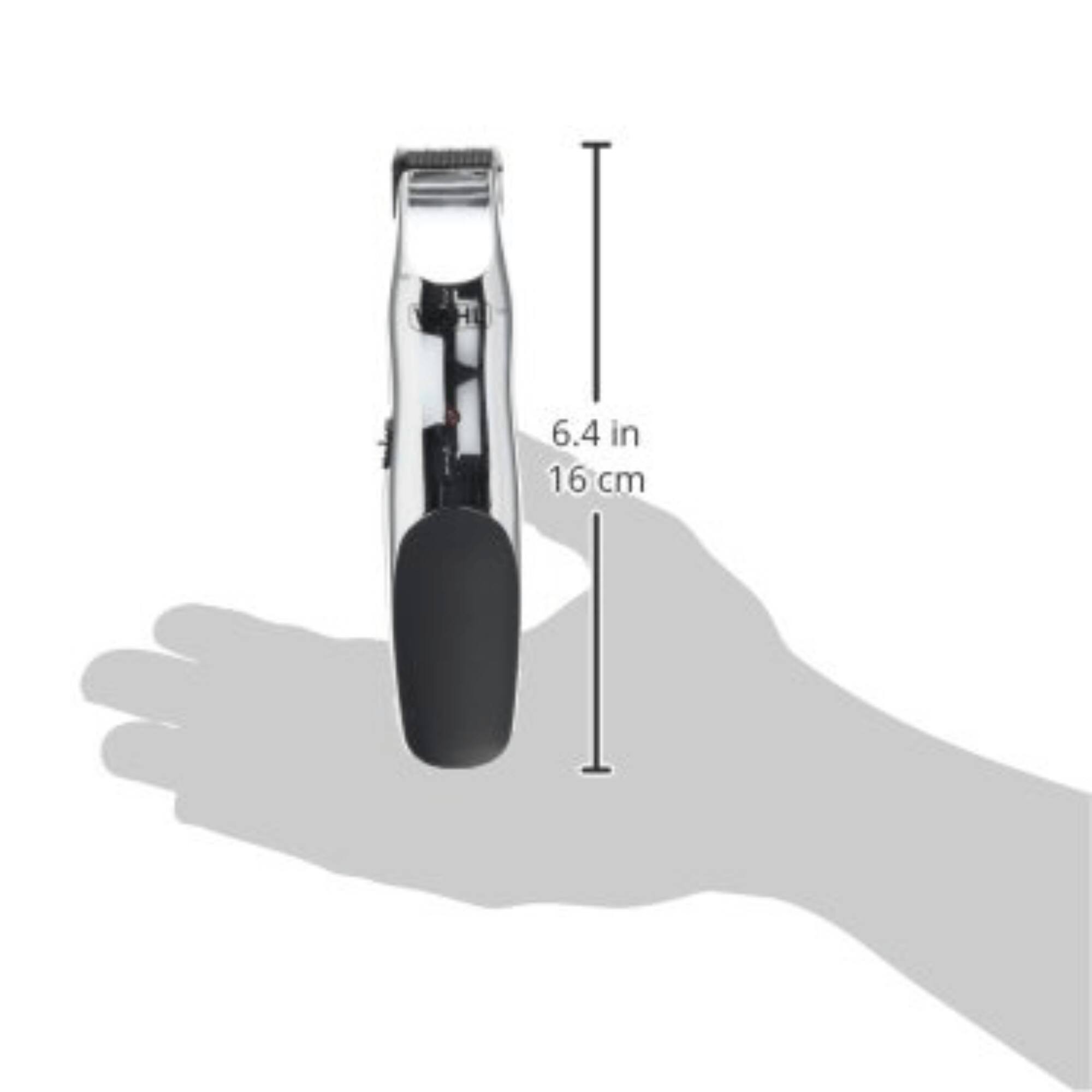 Alt View 8. Wahl - Rechargeable Beard Trimmer with Self-Sharpening Blades - Silver.