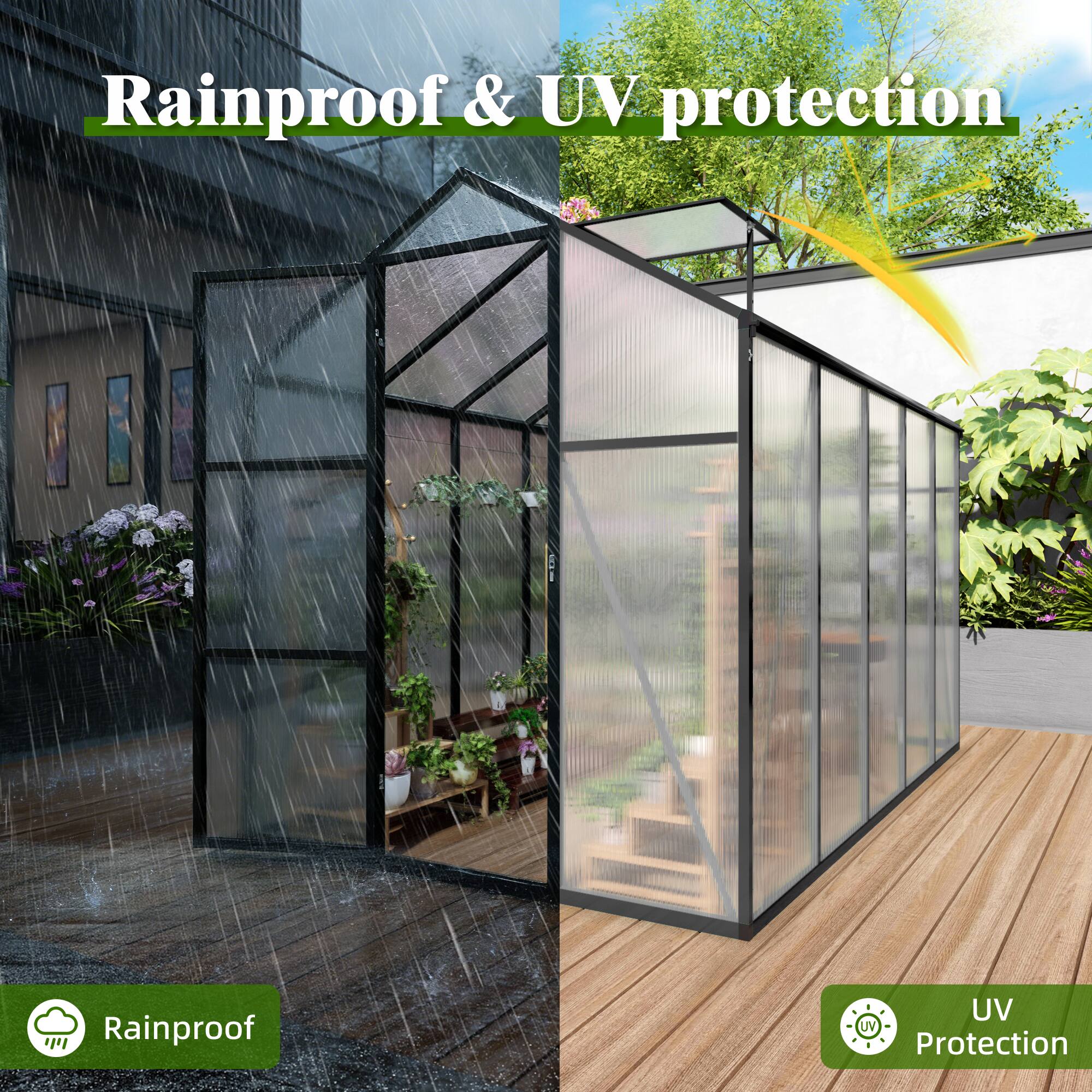 Rainproof & UV protection

Rainproof

UV Protection