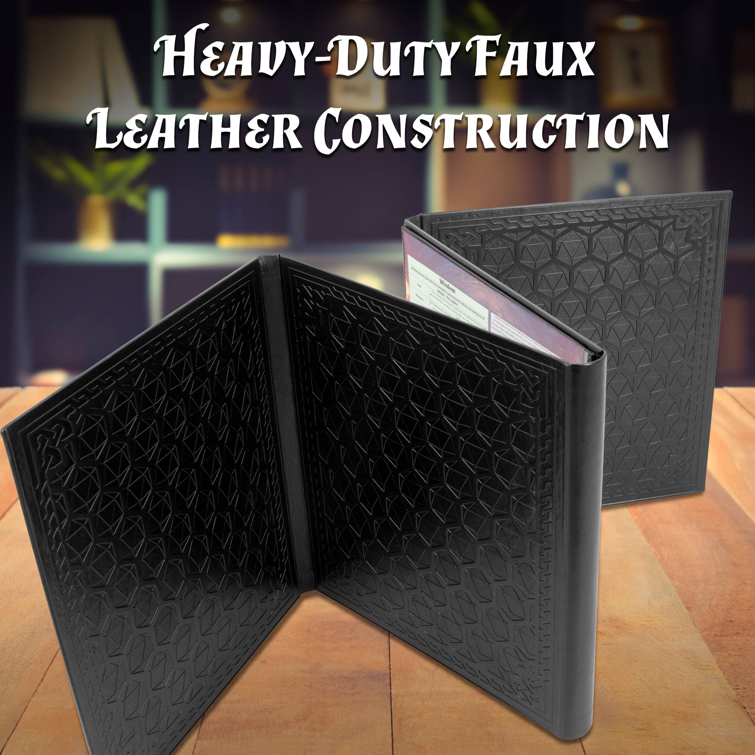 Heavy-Duty Faux Leather Construction